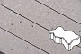 Плитка тротуарная Готика, City Granite FINERRO, Зигзаг/Волна, Мансуровский, 225*112,5*60 мм