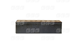 Кирпич клинкерный ЛСР Копенгаген чёрный металлик ангоб 250*85*65 мм