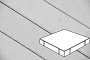 Плитка тротуарная Готика Profi, Квадрат, светло-серый, частичный прокрас, с/ц, 600*600*100 мм