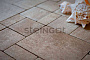 Плитка тротуарная Steingot Color Mix Бавария, Травертин, толщина 60 мм