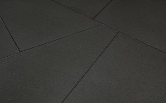 Плитка тротуарная Оригами Б.4.Фсм.8 Стандарт гладкий черный