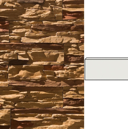 Облицовочный камень Leonardo Stone угловой элемент Леонардо 200/100*100*35 мм 880