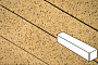 Плитка тротуарная Готика Granite FERRO, ригель, Жельтау 360*80*80 мм