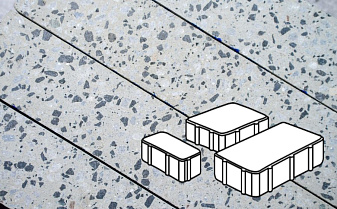 Плитка тротуарная Готика, City Granite FINO, Новый Город Б.2.Псм.6, Грис Парга, 240/160/80*160*60 мм