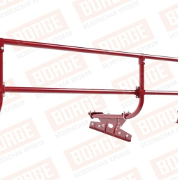 Кровельное ограждение Borge для фальцевой кровли оцинкованное RAL 3003, 300*60 см
