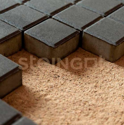 Плитка тротуарная Steingot Моноцвет, Квадрат, черный, 100*100*60 мм