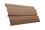Софит металлический Grand Line Квадро брус без перфорации, сталь 0,45 мм Print Elite, Honey Wood