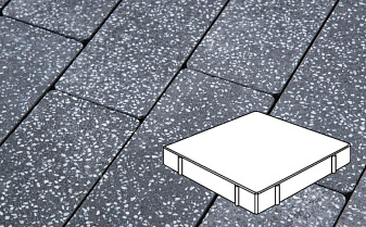 Плитка тротуарная Готика, Granite FINO, Квадрат, Суховязский, 500*500*80 мм