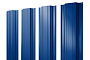 Штакетник Прямоугольный 0,45 PE RAL 5002 ультрамариново-синий