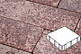 Плитка тротуарная Готика, City Granite FINO, Квадрат, Сансет, 300*300*80 мм