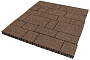 Плитка тротуарная SteinRus Инсбрук Тироль Б.4.Псм.6, Native, коричневый, толщина 60 мм