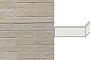 Угловой декоративный кирпич для навесных вентилируемых фасадов правый White Hills Остия брик цвет F380-15