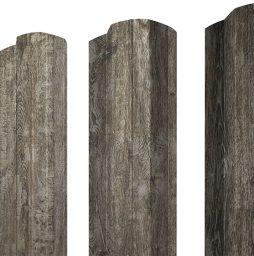 Штакетник М-образный B фигурный Print Elite Nordic Wood