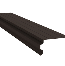Планка торцевая фигурная 90*110 мм Grand Line Satin Matt RR 32, 2 м