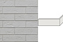 Угловой декоративный кирпич для навесных вентилируемых фасадов левый White Hills Норвич брик цвет F370-05