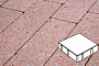Плита тротуарная Готика Granite FINERRO, квадрат, Травертин 200*200*80 мм