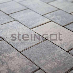 Плитка тротуарная Steingot Color Mix, Новый город, Штайн Сильвер, толщина 100 мм