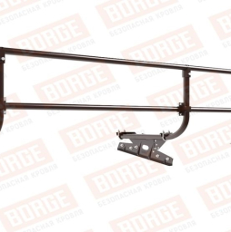 Кровельное ограждение Borge для фальцевой кровли оцинкованное RAL 8017, 300*60 см