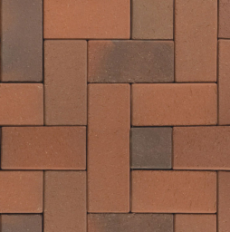 Клинкерная брусчатка ABC Recker-bunt, 200х100х52 мм