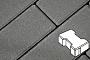 Плитка тротуарная Готика Profi, Катушка, серый, полный прокрас, с/ц, 200*165*60 мм