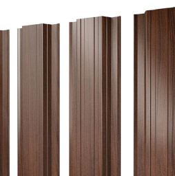 Штакетник Прямоугольный Print Elite Choco Wood