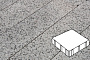 Плитка тротуарная Готика, City Granite FINO, Квадрат, Цветок Урала, 300*300*80 мм