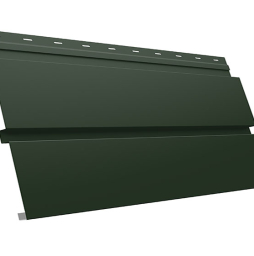 Софит Grand Line металлический Квадро Брус без перфорации 0,5 GreenCoat Pural BT с пленкой RR 11