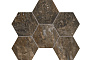 Мозаика Hexagon Estima Bernini BR04 полированный