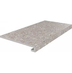 Ступень клееная KERAMA MARAZZI Терраццо бежевый необрезная, 600*330*9 мм