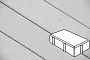 Плитка тротуарная Готика Profi, Брусчатка, светло-серый, частичный прокрас, с/ц, 240*120*70 мм