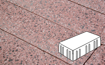 Плитка тротуарная Готика, City Granite FINO, Скада без фаски, Ладожский, 225*150*100 мм