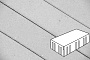 Плитка тротуарная Готика Profi, Скада без фаски, светло-серый, частичный прокрас, с/ц, 225*150*100 мм