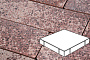 Плитка тротуарная Готика, Granite FINO, Квадрат, Сансет, 500*500*100 мм