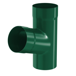 Тройник Aquasystem PURAL RAL 6005 для системы D 125/90