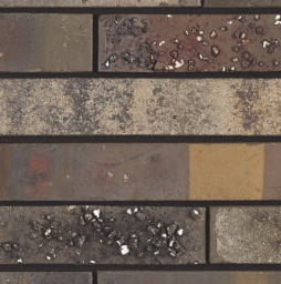 Кирпич облицовочный Terca Archipolis Cadet Zwart, 240*65*40 мм
