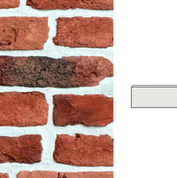 Угловой декоративный кирпич Redstone Царский кирпич CA-66/U 240*110*58 мм