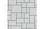 Плитка тротуарная SteinRus Инсбрук Альпен Б.7.Псм.6 гладкая, белый, толщина 60 мм
