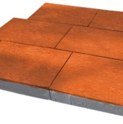 Плитка тротуарная SteinRus Парк Плейс Б.3.П.8, гладкая, ColorMix Брук, 600*300*80 мм