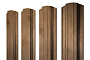 Штакетник Прямоугольный фигурный 0,45 Print Premium Pine Wood Fresh