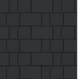 Плитка тротуарная SteinRus New city street В.8.Псм.8 гладкая, черный, толщина 80 мм