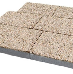 Плитка тротуарная SteinRus Парк Плейс Б.3.П.8 Backwash, Грейзен, 600*300*60 мм