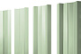 Штакетник М-образный А 0,45 PE RAL 6019 бело-зеленый