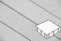 Плитка тротуарная Готика Profi, Квадрат, светло-серый, полный прокрас, с/ц, 300*300*50 мм