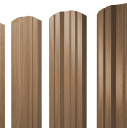 Штакетник Twin фигурный Print Elite Honey Wood