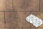 Плитка тротуарная Готика Natur, Газонная решетка, Тиманфайя, 450*225*80 мм