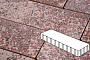Плитка тротуарная Готика, Granite FINO, Плита, Сансет, 500*125*100 мм