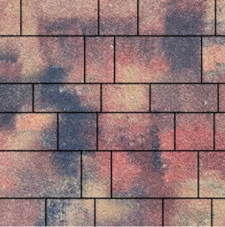 Плитка тротуарная SteinRus Инсбрук Тироль Б.4.Псм.6 Native, ColorMix Оригон, толщина 60 мм