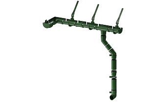 Водосточная система Docke STANDARD 120/80 мм, зеленый