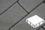 Плитка тротуарная Готика Profi, Квадрат, серый, полный прокрас, с/ц, 300*300*80 мм