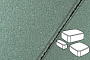 Плитка тротуарная Готика Profi, Классика, зеленый, полный прокрас, б/ц, толщина 60 мм, комплект 3 шт